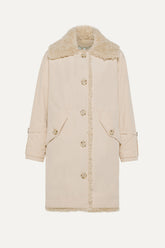 Parka 9254 In Cotone Ecru Naturale -  | OOF WEAR
