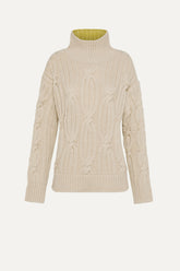 Wool And Viscose Blend Sweater 4076 - Butter/Acid - Acid Butter | OOF WEAR