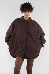 Nylon Shirt 9274 - Dark Chocolate - Fondant | OOF WEAR