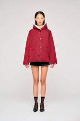 Giacca In Nylon Reversibile 9006 Bordeaux Panna -  | OOF WEAR