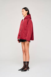 Giacca In Nylon Reversibile 9006 Bordeaux Panna -  | OOF WEAR