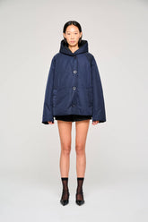 Giacca In Nylon Reversibile 9006 Blu Nero - Blu Nero | OOF WEAR