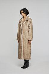 Cappotto In Eco Pelliccia 9300 Marrone -  | OOF WEAR