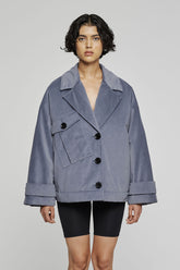 Giacca In Velluto 9303 Grigio -  | OOF WEAR