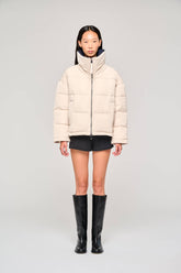 Giacca In Nylon 9314 Panna - Panna | OOF WEAR