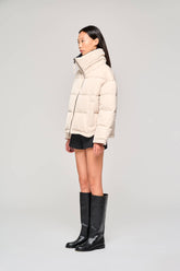 Giacca In Nylon 9314 Panna - Panna | OOF WEAR