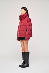 Giacca In Nylon 9314 Bordeaux - Bordeaux | OOF WEAR