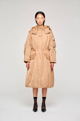 Giacca Lunga in Nylon 9315 Cammello -  | OOF WEAR