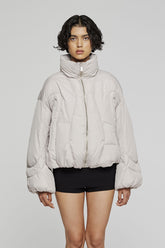 Giacca In Nylon 9329 Panna -  | OOF WEAR