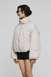 Giacca In Nylon 9329 Panna -  | OOF WEAR