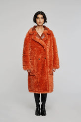 Cappotto Lungo Reversibile 9331 Arancione -  | OOF WEAR