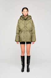 Giacca In Nylon 9334 Verde Militare -  | OOF WEAR
