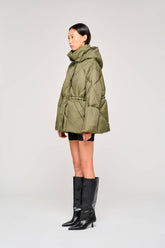 Giacca In Nylon 9334 Verde Militare -  | OOF WEAR