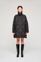 Giacca Lunga In Nylon 9337 Nero -  | OOF WEAR