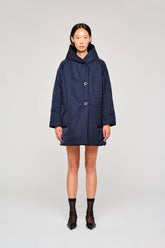 Giacca Lunga In Nylon Reversibile 9410 Blu Nero -  | OOF WEAR
