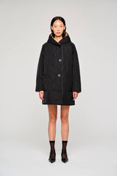 Giacca Lunga In Nylon Reversibile 9410 Nero Cammello -  | OOF WEAR