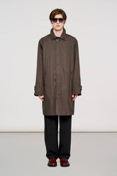 0700 Brera Raincoat in Cotone Smerigliato Bracken -  | OOF WEAR