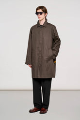 0700 Brera Raincoat in Cotone Smerigliato Bracken -  | OOF WEAR