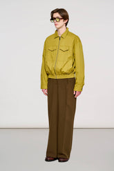 0800 Heathrow Light Jacket in Cotone Smerigliato Burnished Gold -  | OOF WEAR