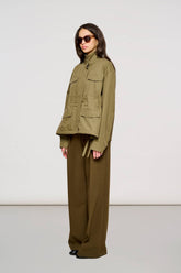 6300 Hackney Field Jacket in Cotton Tech Dark Olive -  | OOF WEAR