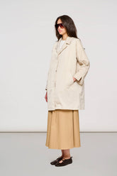 0700 Brera Raincoat in Memory Bone White -  | OOF WEAR