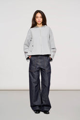 1200 Wien Short Parka Two Layers Vapor Blue -  | OOF WEAR