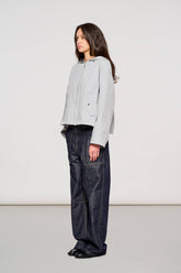 1200 Wien Short Parka Two Layers Vapor Blue -  | OOF WEAR