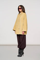 1900 York Raincoat Parka in Velluto Burnished Gold -  | OOF WEAR
