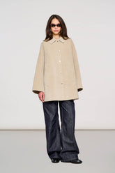 1900 York Raincoat Parka in Velluto Oxford Tan -  | OOF WEAR