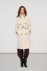 2500 Brera Trench Coat in Memory Bone White -  | OOF WEAR