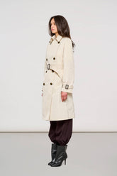 2500 Brera Trench Coat in Memory Bone White -  | OOF WEAR
