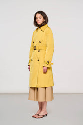 2500 Brera Trench Coat in Memory Ceylon Yellow -  | OOF WEAR