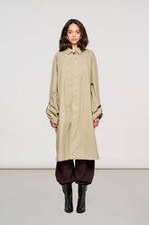 5000 Brera Trench in Cotone Smerigliato Oxford Tan -  | OOF WEAR