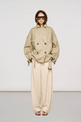 5100 Kreuzberg Jacket in Cotone Smerigliato Oxford Tan -  | OOF WEAR