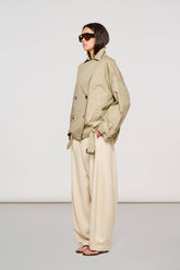 5100 Kreuzberg Jacket in Cotone Smerigliato Oxford Tan -  | OOF WEAR