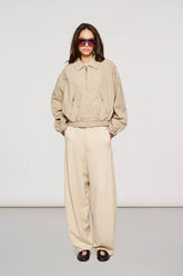 5500 Brera Trench Coat in Compact Nylon Oxford Tan -  | OOF WEAR