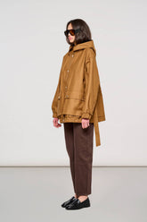 5730 Basel Parka in Waxed Cotton Chipmunk -  | OOF WEAR