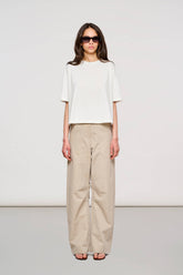 9000 Brera Wide Pant in Cotton Tech Oxford Tan -  | OOF WEAR