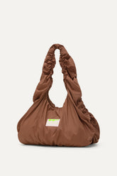 Borsa A Spalla In Nylon Crincle Water Repellent 3079 Cioccolato -  | OOF WEAR