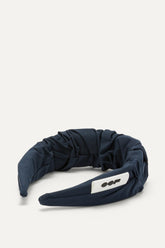 Ruched Nylon Memory Headband 2007 - Dark Blue - Dark Blue | OOF WEAR