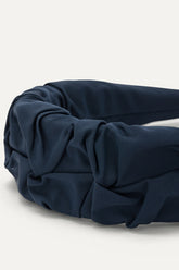 Ruched Nylon Memory Headband 2007 - Dark Blue - Dark Blue | OOF WEAR
