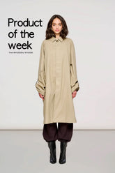 5000 Brera Trench in Cotone Smerigliato Oxford Tan -  | OOF WEAR